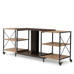 Expandable Rotatable Powered TV Stand