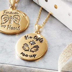 Faith Message Crystal Pendant
