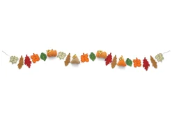 Fall Leaves and Pumpkins Novelty Garland
