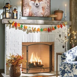 Fall Leaves and Pumpkins Novelty Garland