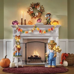 Fall Leaves and Pumpkins Novelty Garland