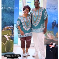 Family Cultural-Print Dashiki Tunic in Unisex Sizes