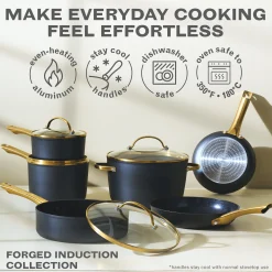 Farberware 12-Piece Forged Aluminum Cookware Set