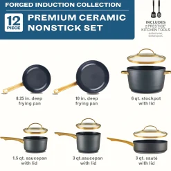 Farberware 12-Piece Forged Aluminum Cookware Set