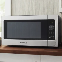 Farberware Professional 2.2 cu. ft. 1200-Watt Microwave Oven with Smart Sensor Cooking, Stainless Steel