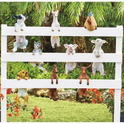Farmhouse Peekaboo Animal Garden Statues
