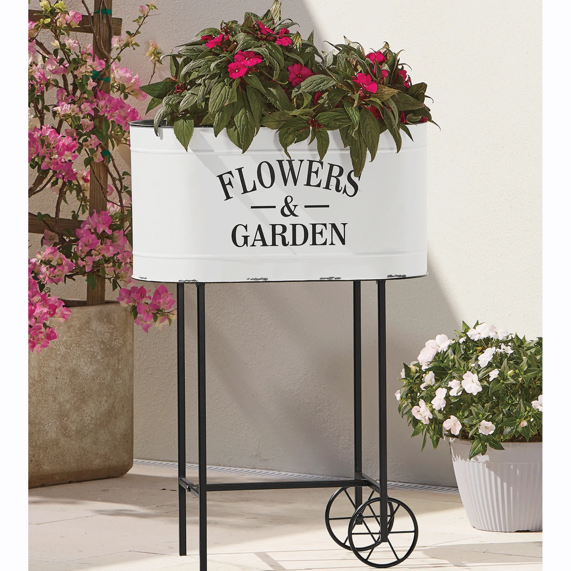Farmhouse Planter with Stand