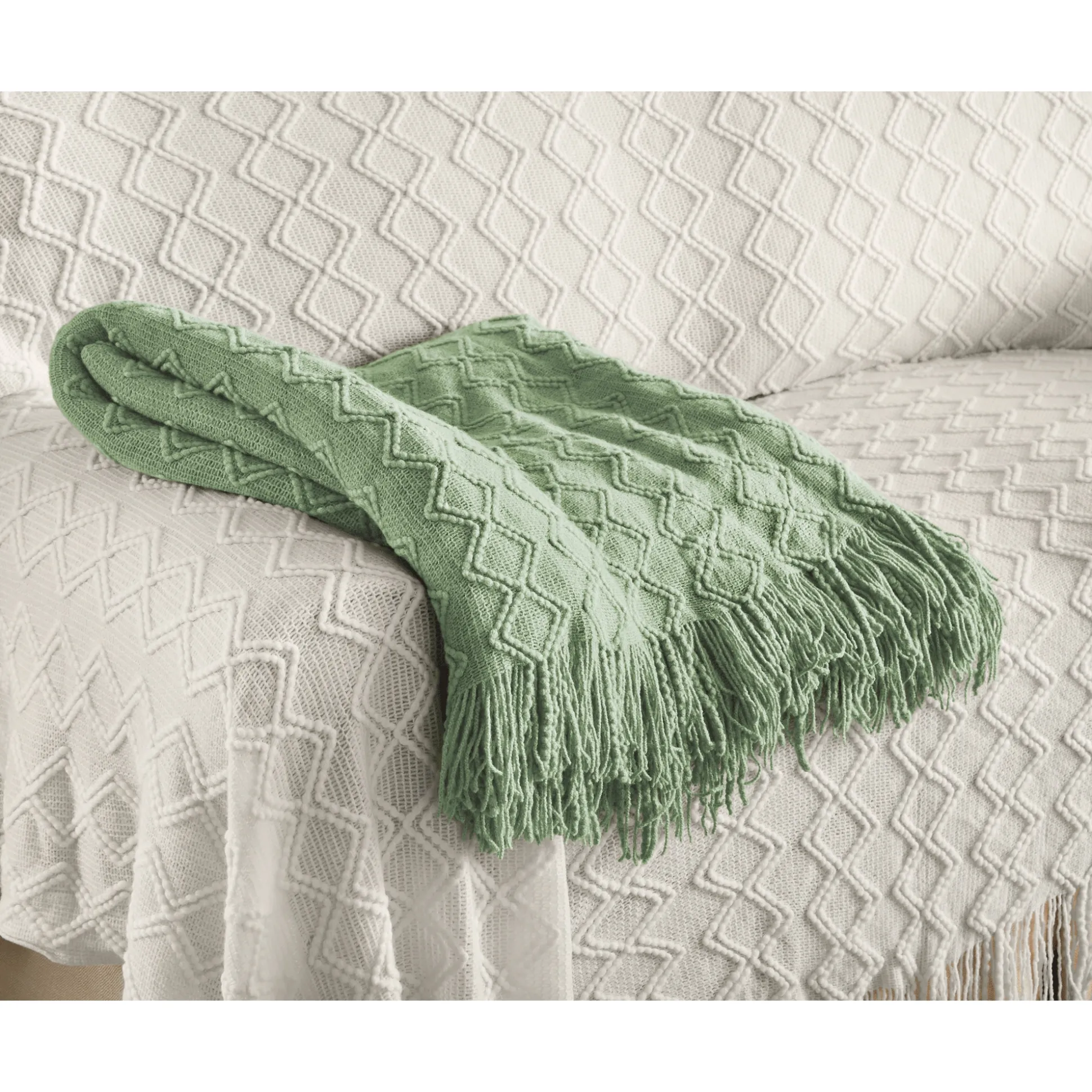 Farmhouse-Style Furniture Throw