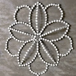 Faux-Crystal Floral Art