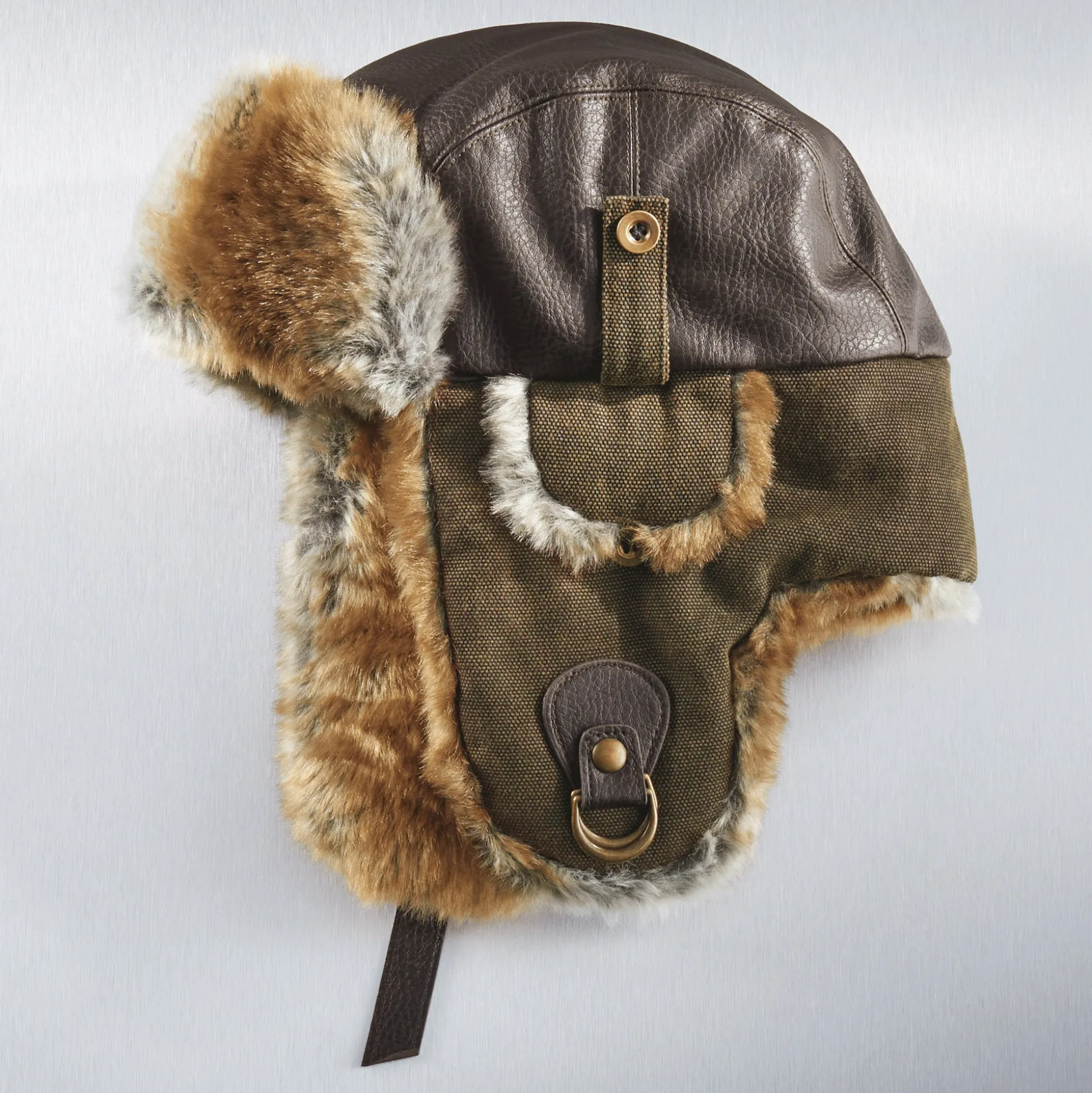 Faux-Fur Trapper Hat