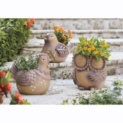 Feathered Friends Planter