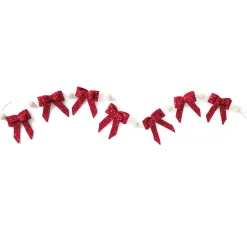 Felt Dotted-Bow Garland