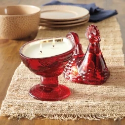 Filled Rooster Candle