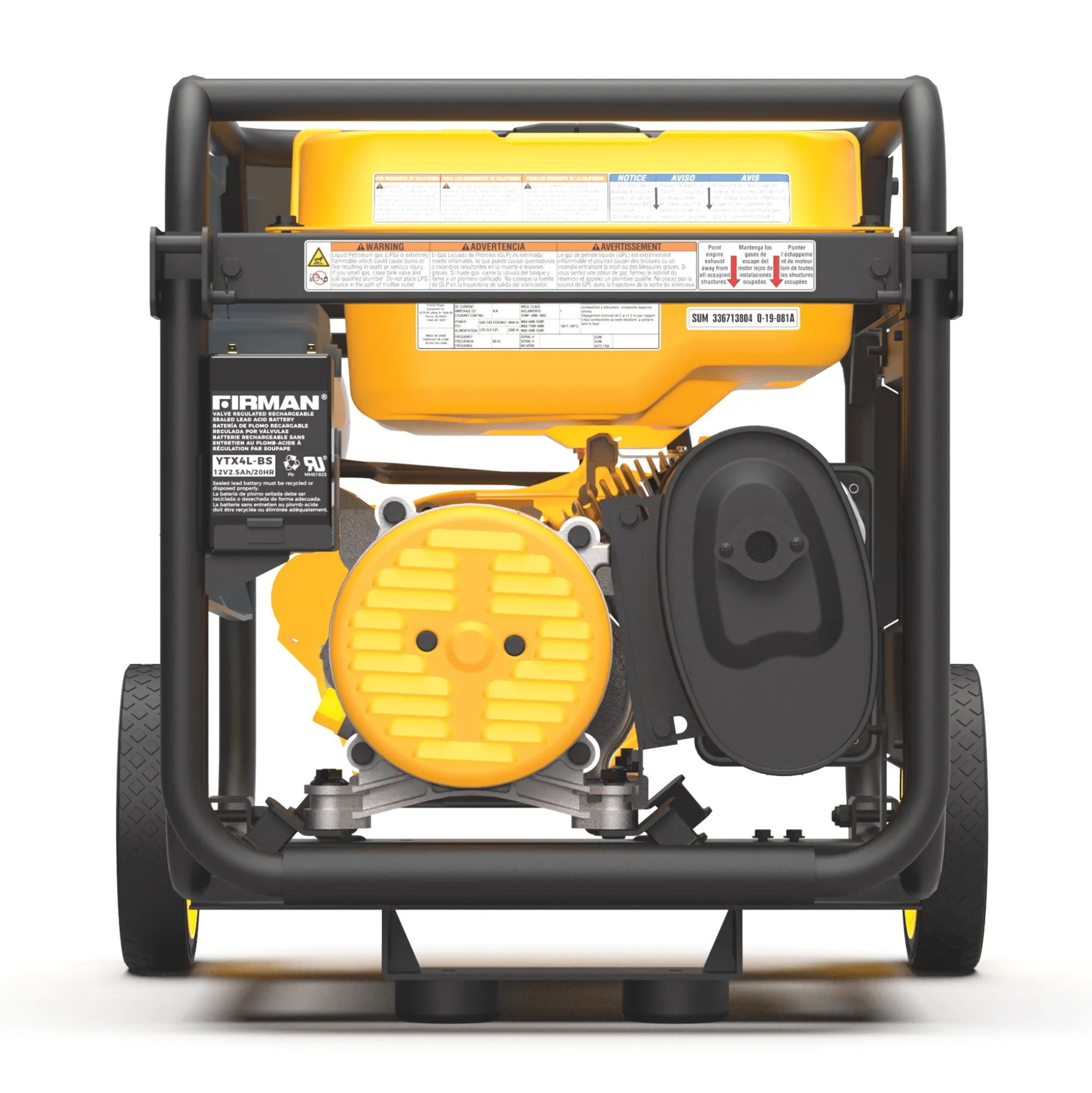 Firman Dual-Fuel Portable Generator 4550/3650W
