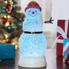 First Responder Lit Glitter Globe Snowman with Music
