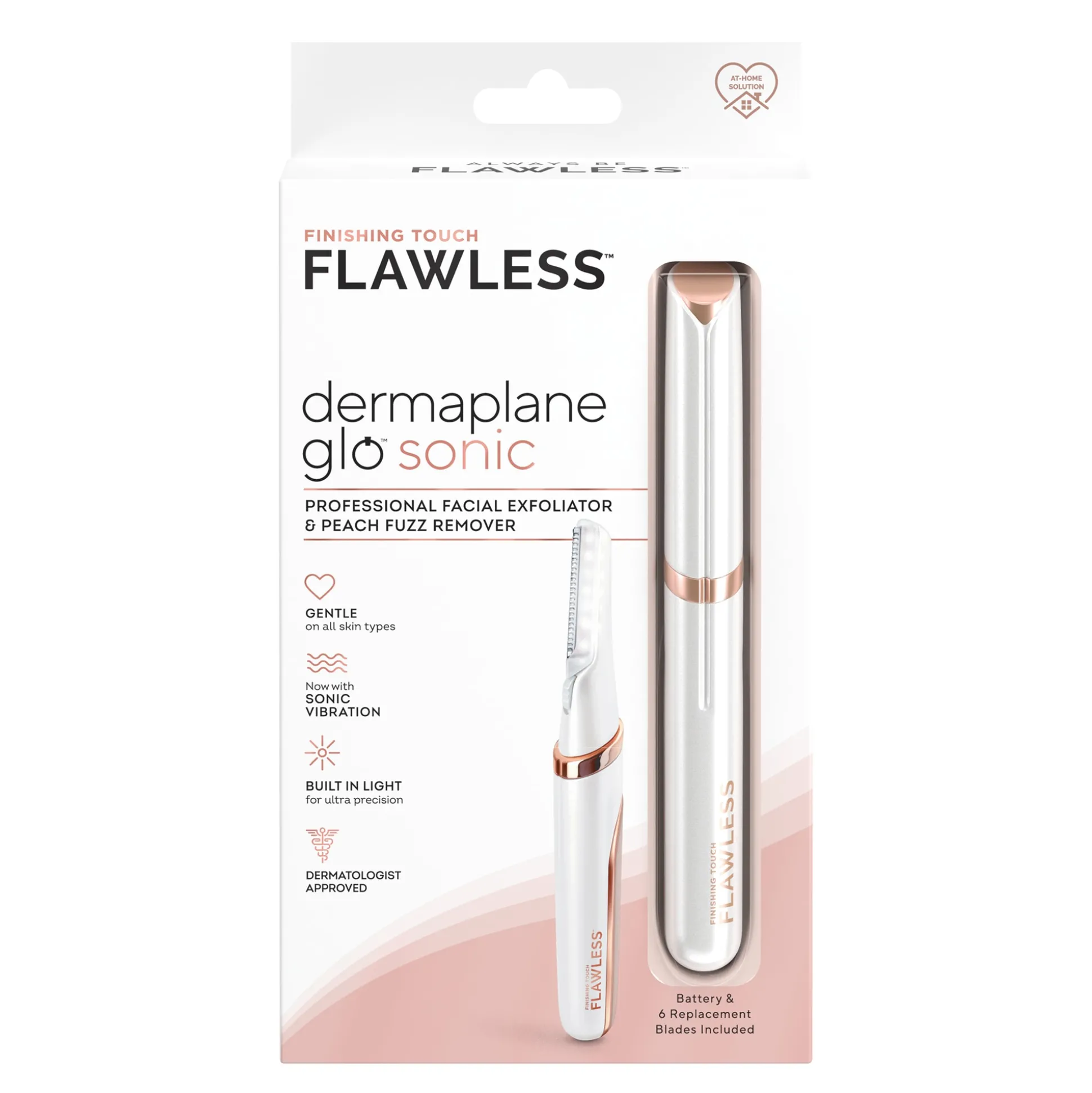 Flawless Dermaplane Glo Sonic