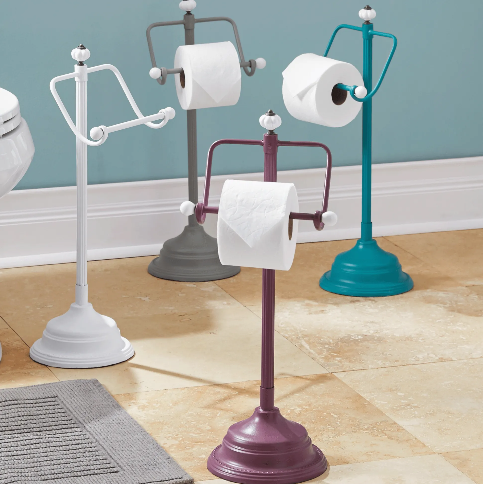 Floor Toilet Paper Holder