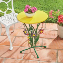 Floral Accent Table