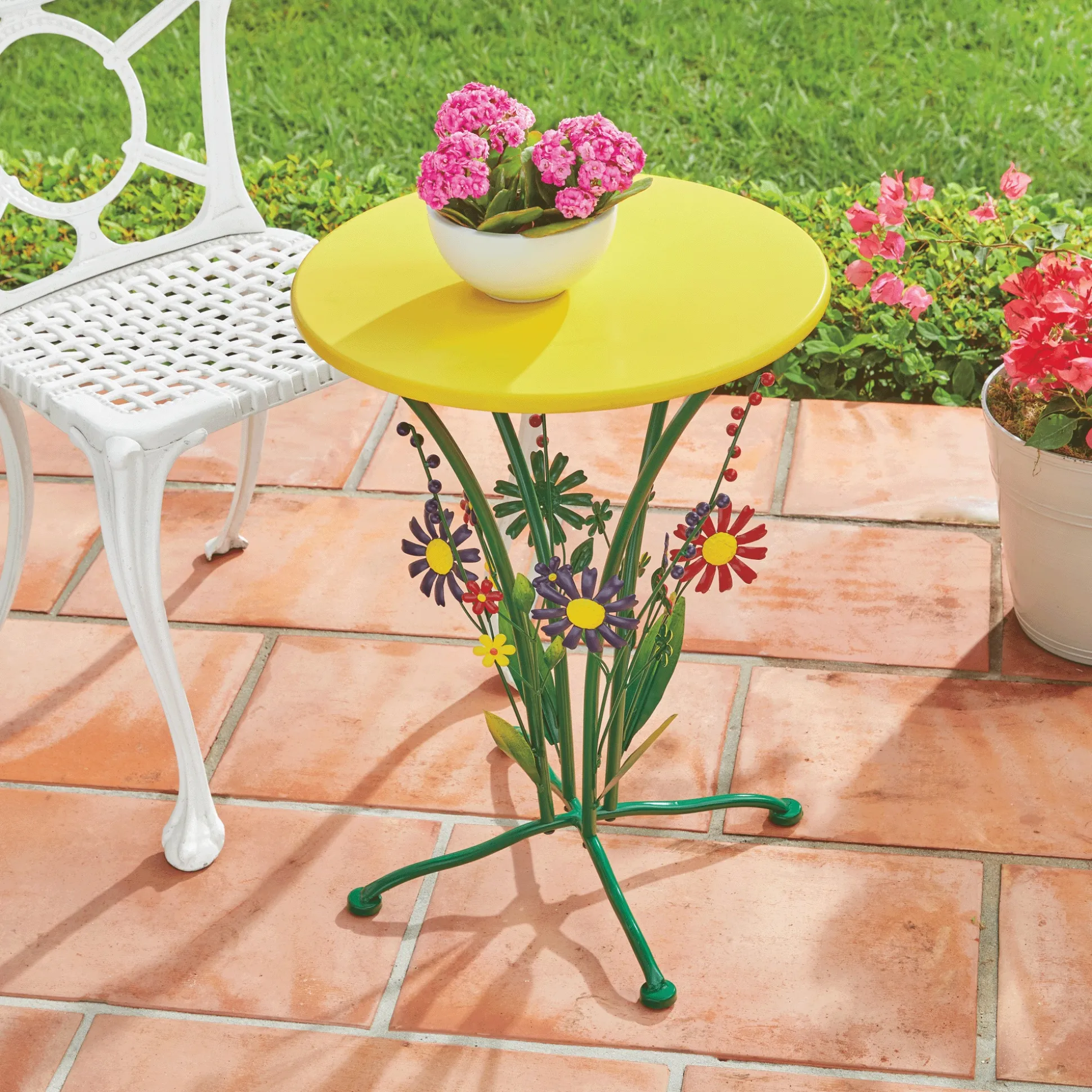 Floral Accent Table
