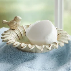Floral Bird Soap Dish