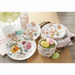 Floral Birds 12-pc. Dinnerware Set