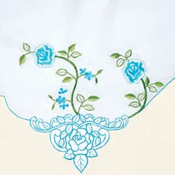 Floral Embroidered Curtain