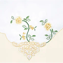 Floral Embroidered Curtain