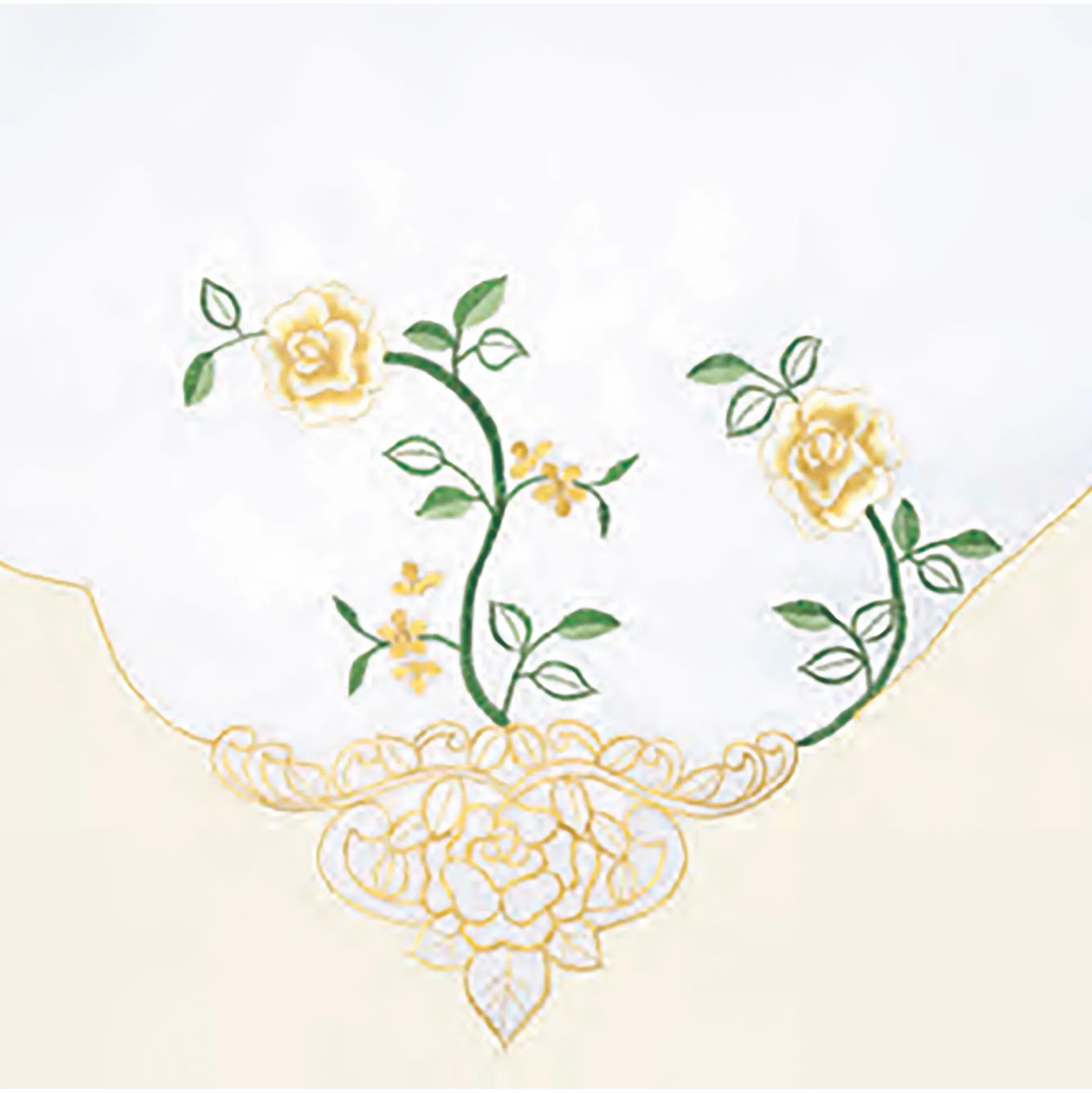 Floral Embroidered Curtain