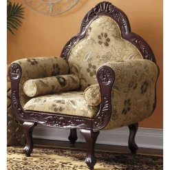 Flourished Carved Armchair