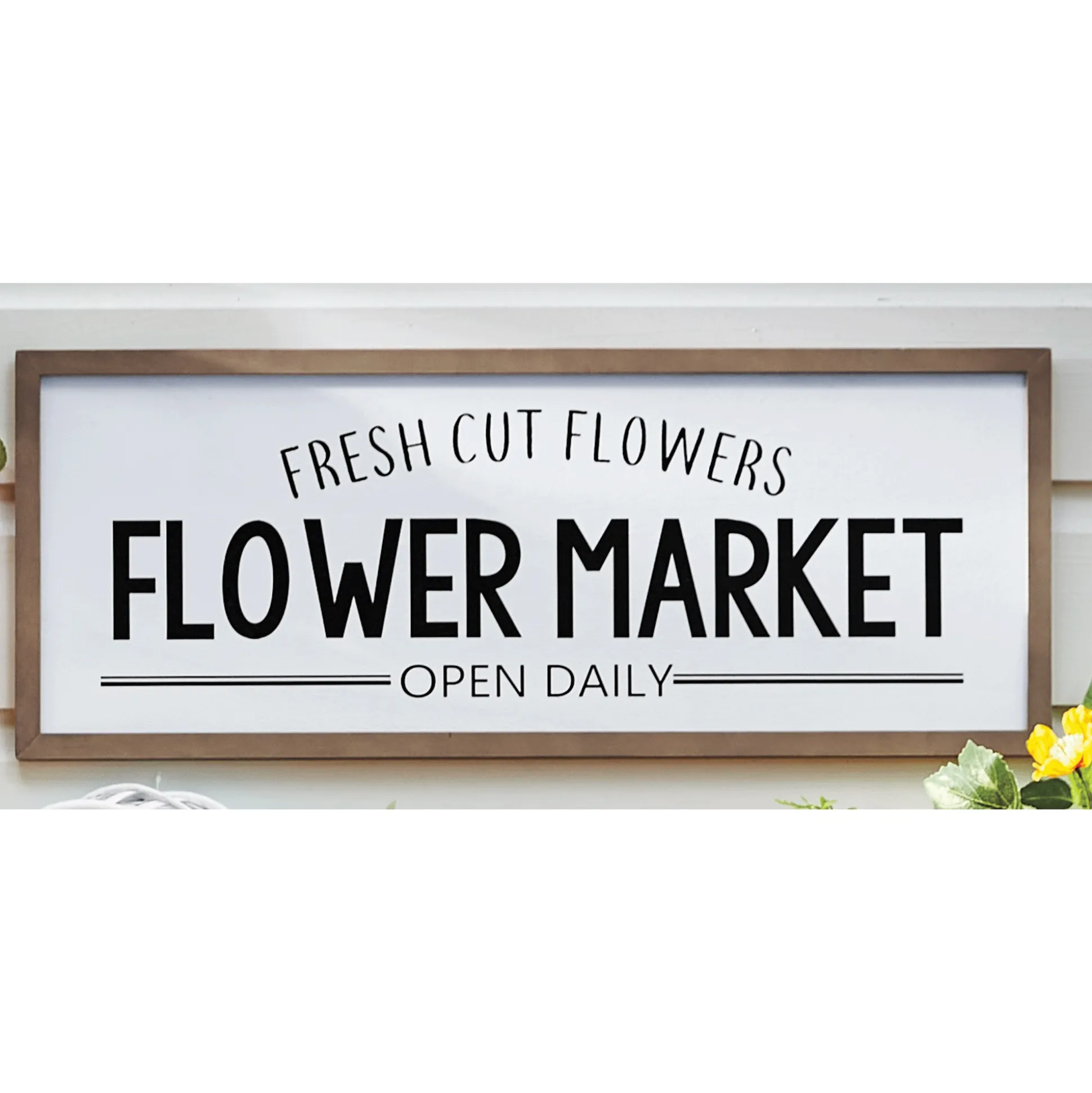 Flower Market Sign
