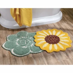 Flower-Shaped Bath Mat