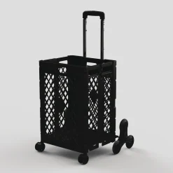 Folding Shopping Cart with Stair Climbing Wheels
