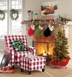 4-Foot Christmas Tree in Red Sled