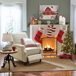 4-Foot Pre-Lit Tree in Red Metal Truck