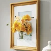 Framed Bud Vase with Floral