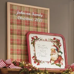 Framed Christmas Print For Layering