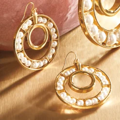 Framed Faux-Pearl Jewelry Collection