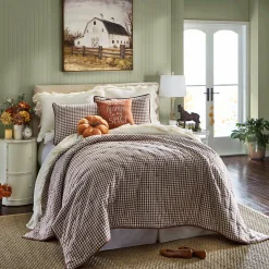 Framed White Barn Canvas