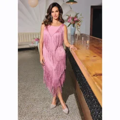 Frankie Fringe Maxi Dress