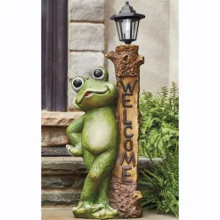 Frog Welcome Lantern