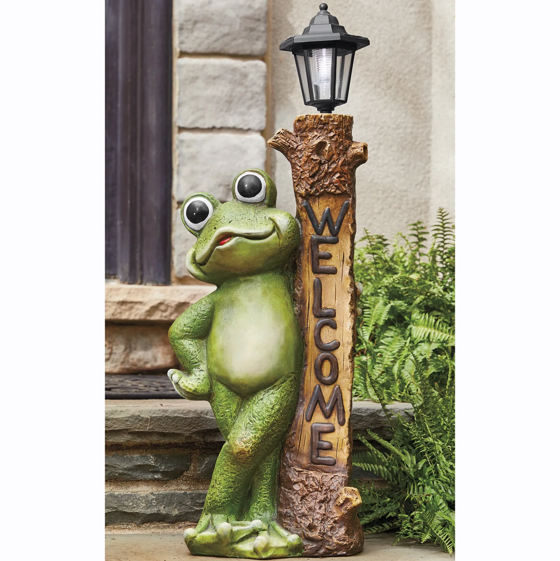 Frog Welcome Lantern