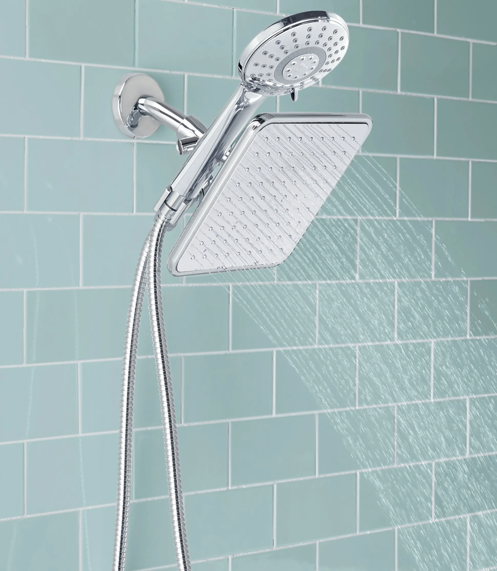 5-Function Rainfall Showerhead & Wand