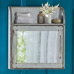 Galvanized Metal Medicine Cabinet