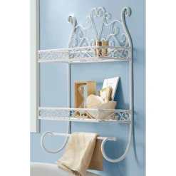 Garden Gate Scroll Storage Shelf