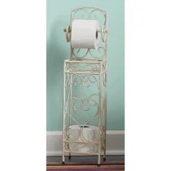 Garden Gate Scroll Toilet Paper Holder