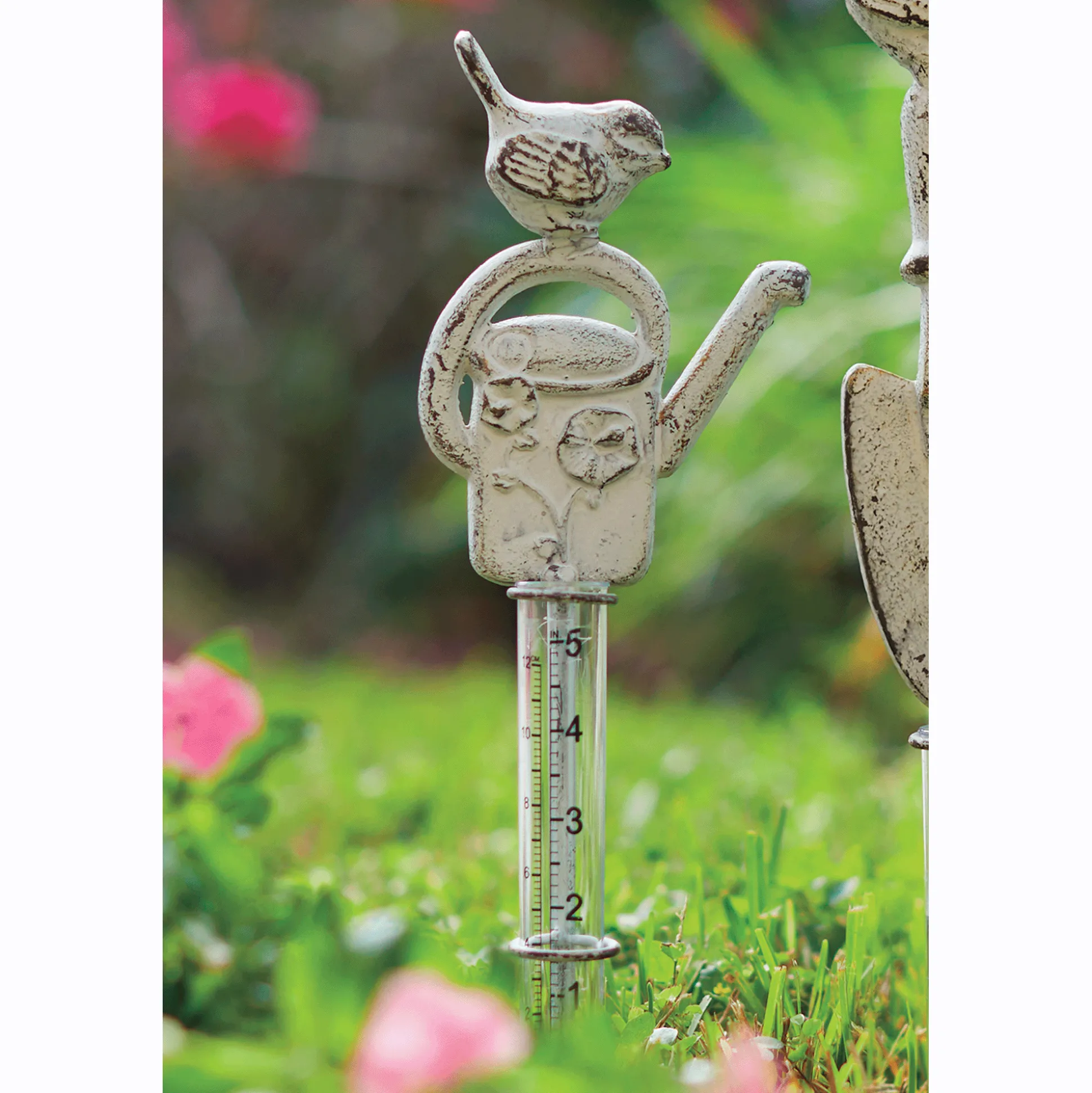 Garden Tool Rain Gauge Stake