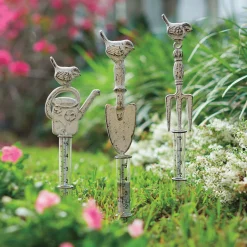 Garden Tool Rain Gauge Stake