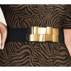 Geometric Buckle Belt