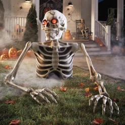 Giant Ground-Breaking Skeleton Lawn Décor