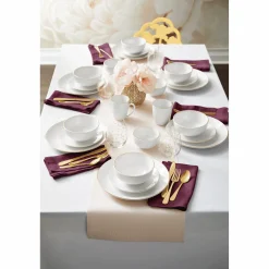 Gibson Home Ogalla 30-Piece Gold Banded Dinnerware Set